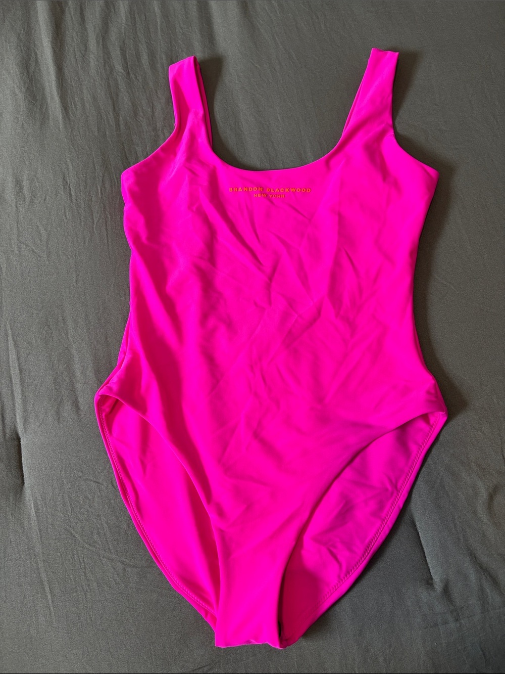 Brandon Blackwood Hot Pink One-Piece Swimsuit